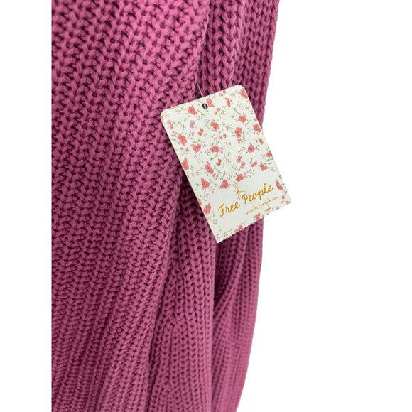 Free People Knit Damsel V-Neck Bell Sleeve Sweater Size S - Picture 5 of 10